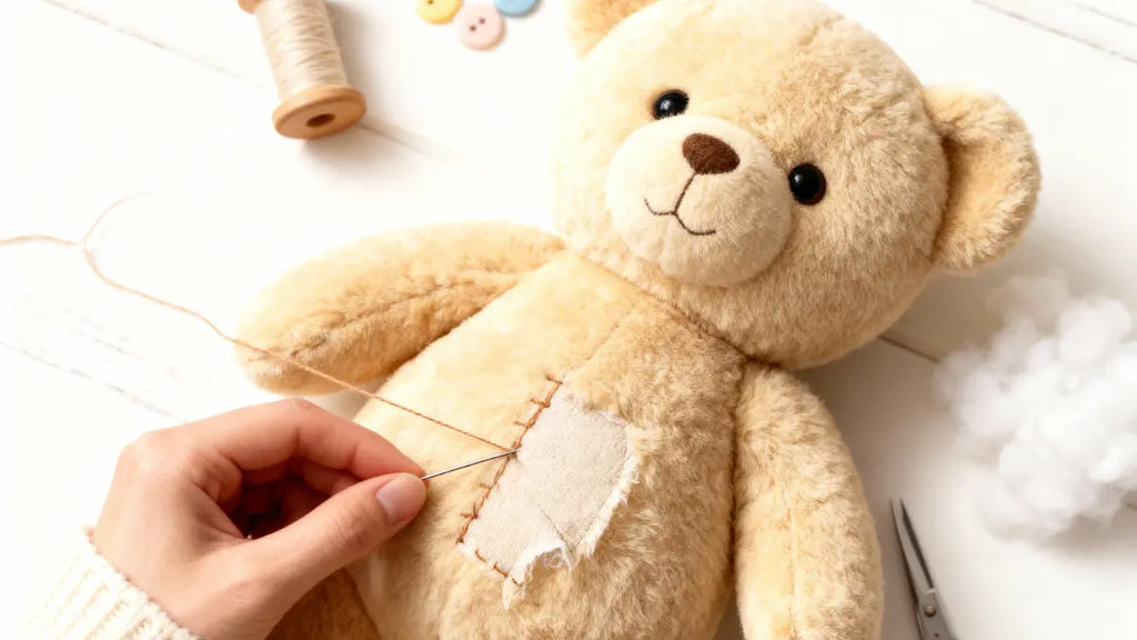 Kuscheltier reparieren