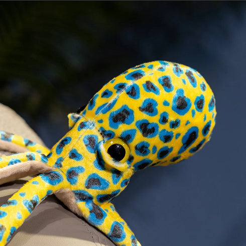 Oktopus Kuscheltier Gelb