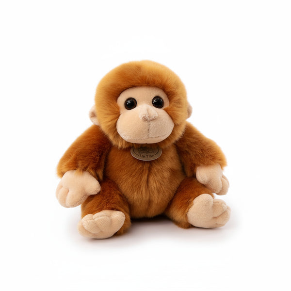 Affe Kuscheltier Klein Braun