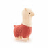 Alpaka Kuscheltier Bunt Rosa