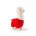 Alpaka Kuscheltier Bunt Rot