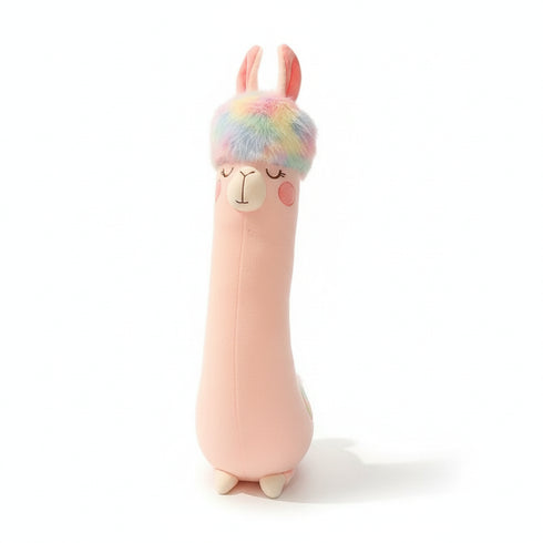 Alpaka Kuscheltier Lang Rosa