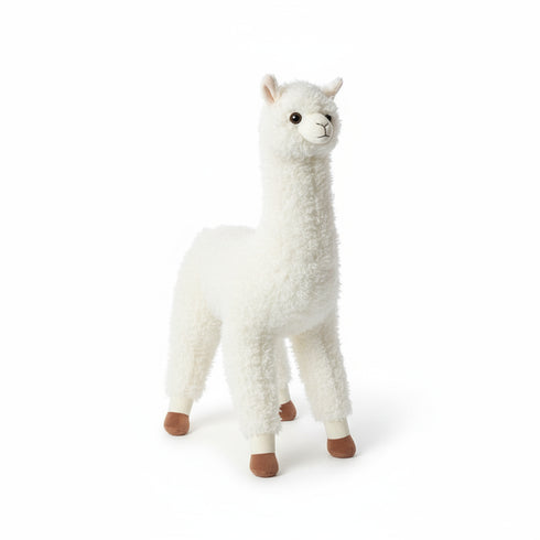 alpaka kuscheltier xxl weiss
