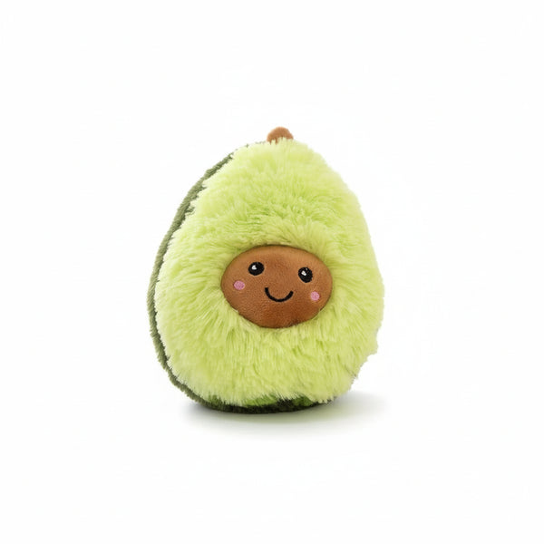 Avocado Kuscheltier mit Gesicht Grün