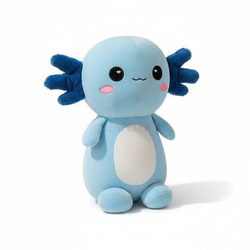 Axolotl Kuscheltier Kawaii Blau