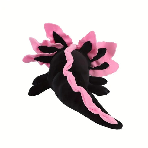 Axolotl Kuscheltier Schwarz