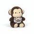 Baby Affe Kuscheltier Braun
