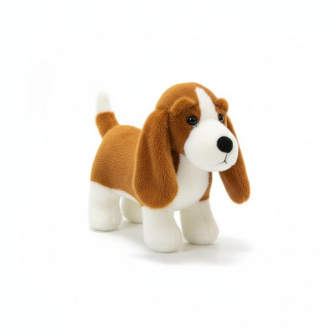 Basset Kuscheltier Beige