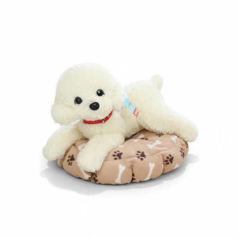 Bichon Frisé Kuscheltier Weiß