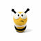 Biene Kuscheltier Cartoon Gelb