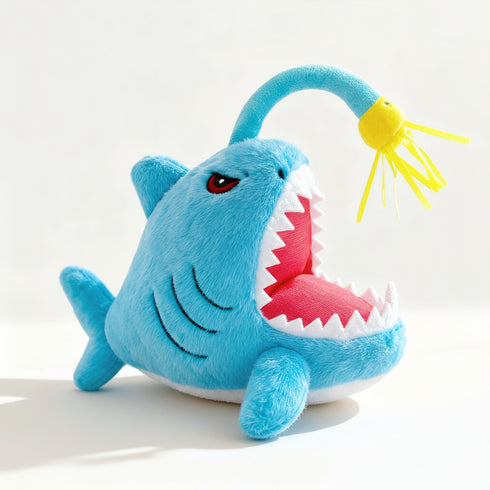 Blau Tiefsee Fisch Kuscheltier