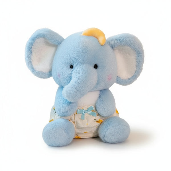 blauer elefant kuscheltier blau