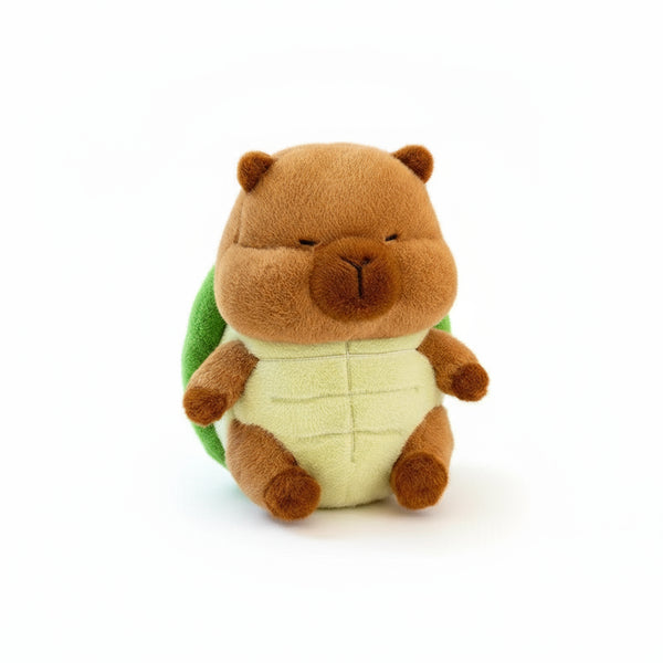 Braun Capybara Kuscheltier mit Schildkrötenpanzer