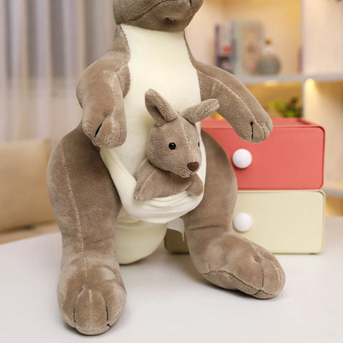 Braunes Känguru Kuscheltier