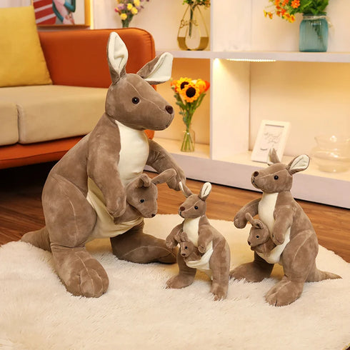 Braunes Känguru Kuscheltier