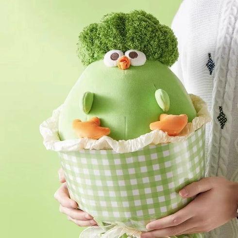 Brokkoli Kuscheltier Cartoon