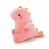 Bunter Dino Kuscheltier Rosa
