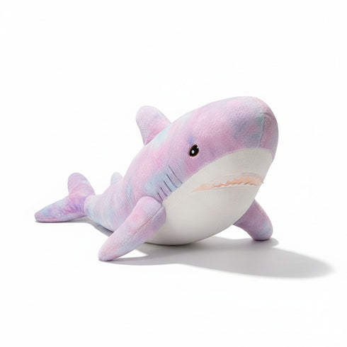 Bunter Hai Kuscheltier Lila