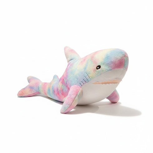 Bunter Hai Kuscheltier Rosa