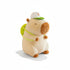 capybara kuscheltier mit rucksack beige