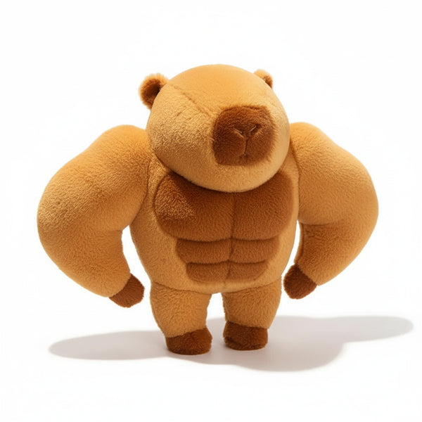 Capybara Kuscheltier Muskel Edition Braun