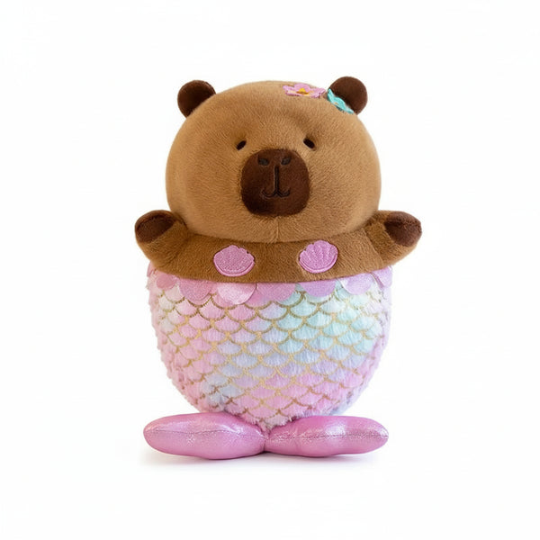 Capybara-Meerjungfrau Kuscheltier Braun