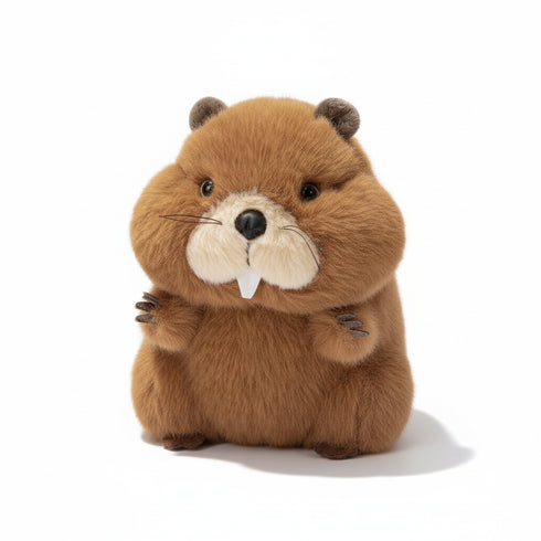 Chubby Biber Kuscheltier Braun