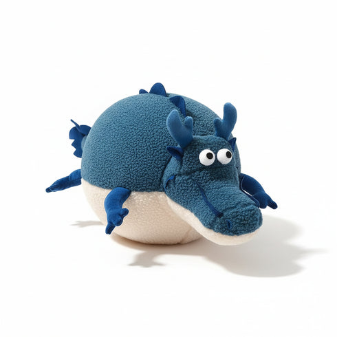 Chubby Drache Kuscheltier Blau