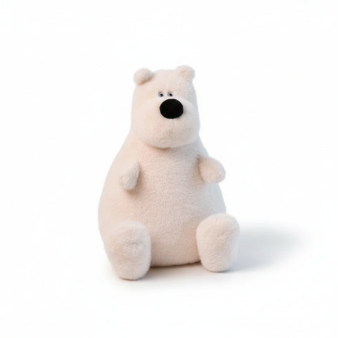Chubby Eisbär Kuscheltier Weiß