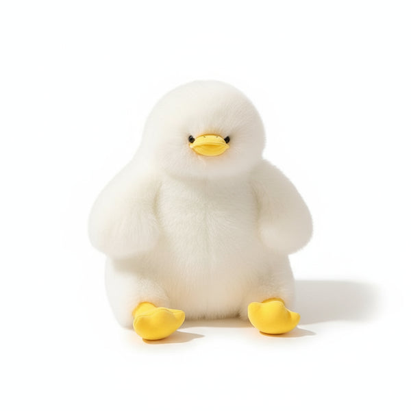 Chubby Ente Kuscheltier Weiß