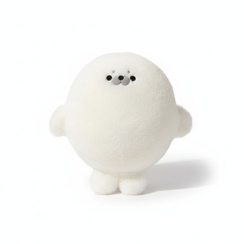 Chubby Robbe Kuscheltier Weiß