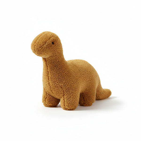 Dino Nugget Kuscheltier Braun