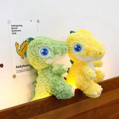 Dinosaurier Kuscheltier mit großen Augen