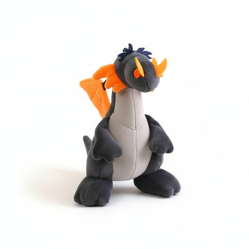 Drache Kuscheltier Fantasy Grau