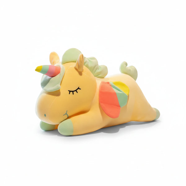 Einhorn Kuscheltier Schlafend Gelb