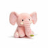 Elefant Kuscheltier mit Blatt Rosa
