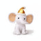 elefant kuscheltier mit hut gold