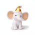 elefant kuscheltier mit hut gold