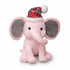 elefant kuscheltier mit hut rosa