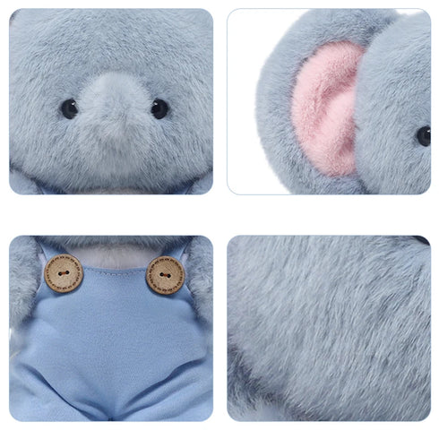 Elefant Kuscheltier mit Latzhose