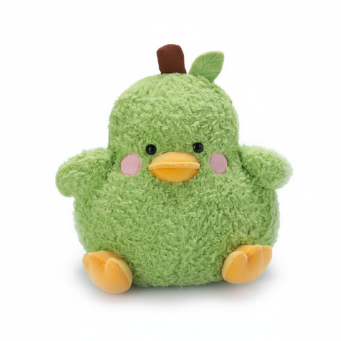 Ente Kuscheltier in Birnenform Grün
