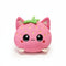 Erdbeer Katze Kuscheltier Rosa
