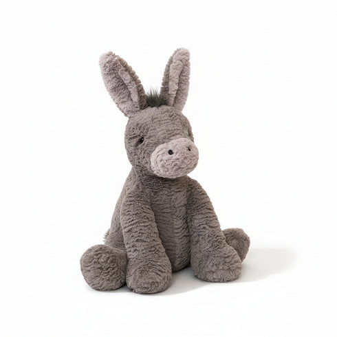 Esel Kuscheltier Grau Grau