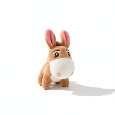 esel kuscheltier klein 1 beige