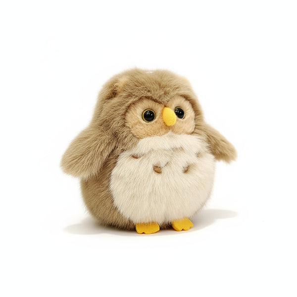 eule kuscheltier klein braun