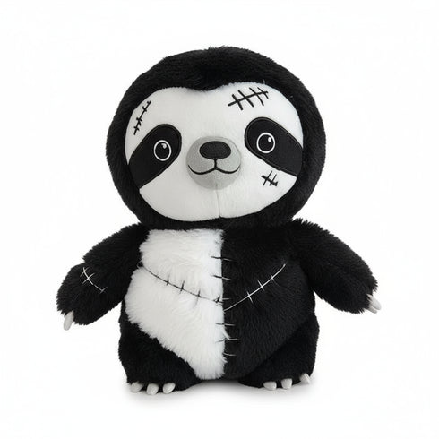 Faultier Kuscheltier Gothic Schwarz