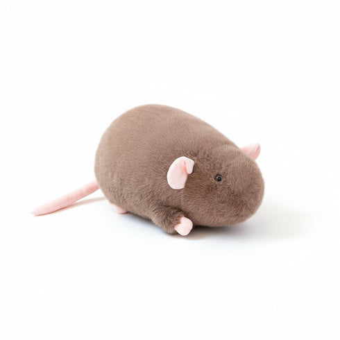 Flauschiges Maus Kuscheltier Braun