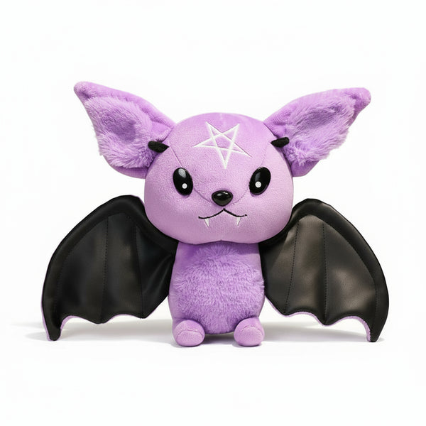 Fledermaus Kuscheltier Gothic Lila
