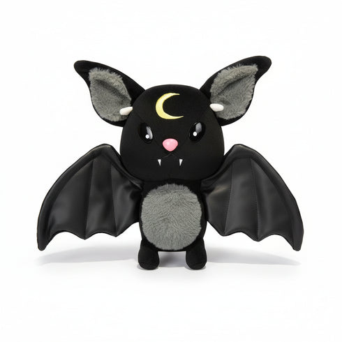 Fledermaus Kuscheltier Gothic Schwarz