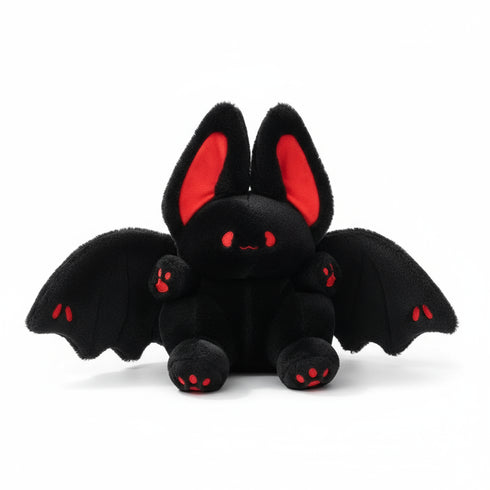 fledermaus kuscheltier gross schwarz